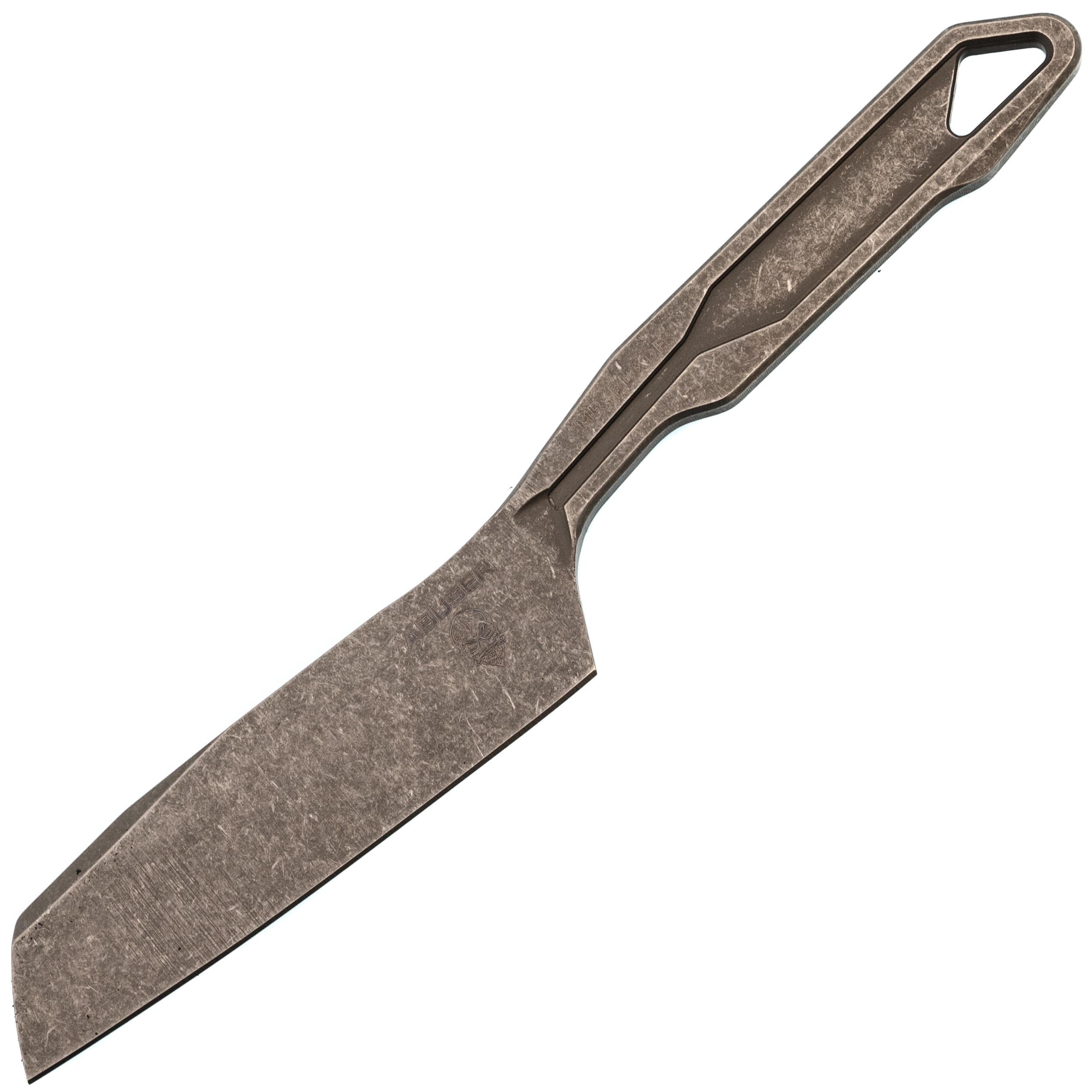

Скелетный нож Mr.Blade Abuser Mini stonewash, сталь AUS-8