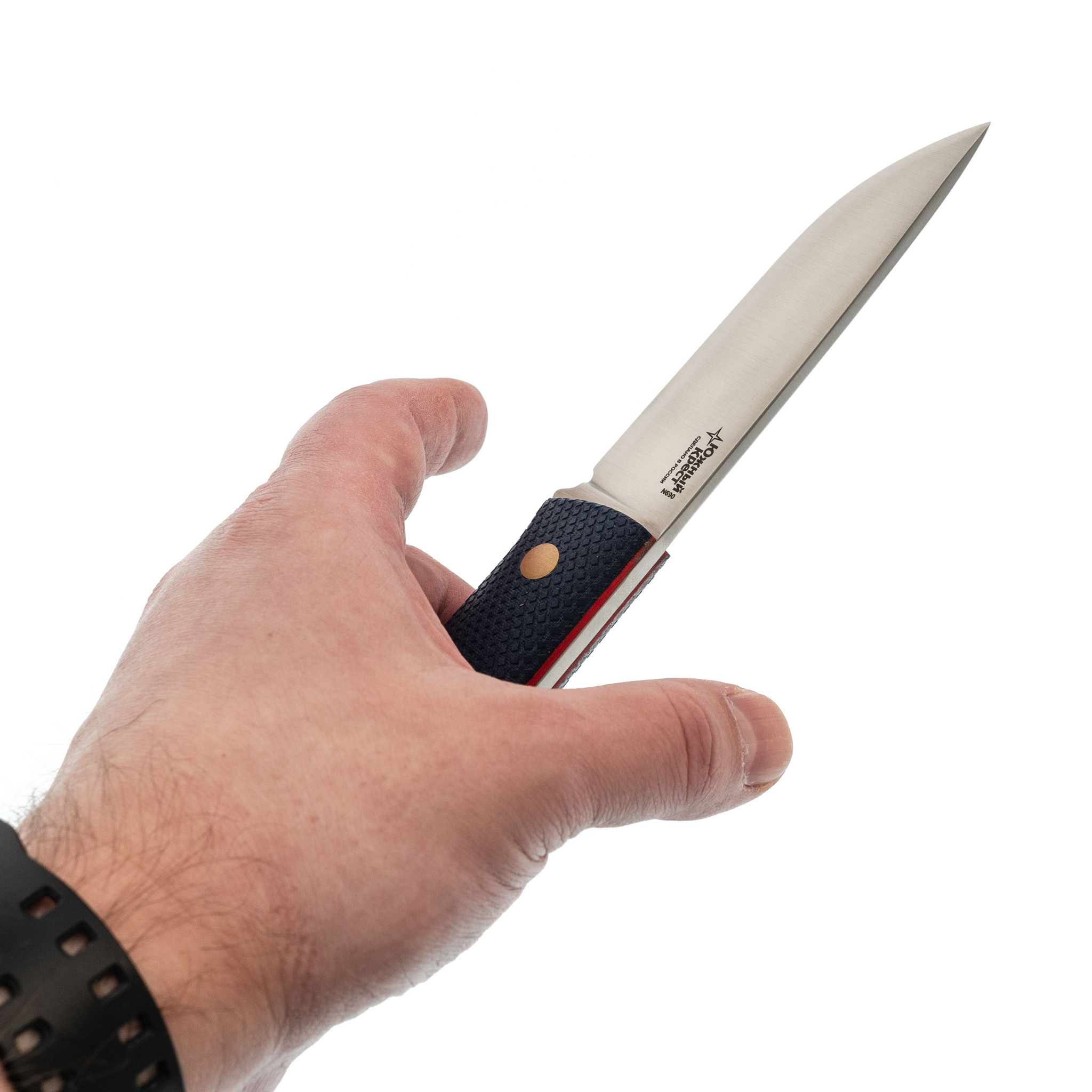 Нож универсальный Бер, N690, береста - фото 6