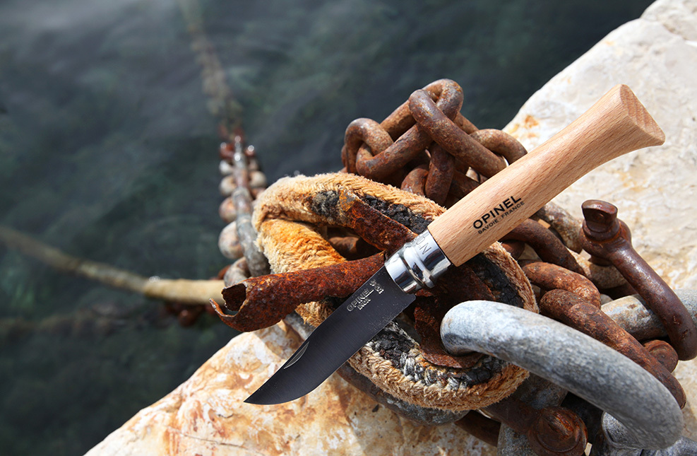 Нож складной Opinel №10 VRI Tradition Inox, сталь Sandvik™ 12С27, рукоять бук, 123100 - фото 6
