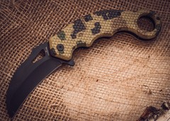 Фото Керамбит флиппер Камуфляж