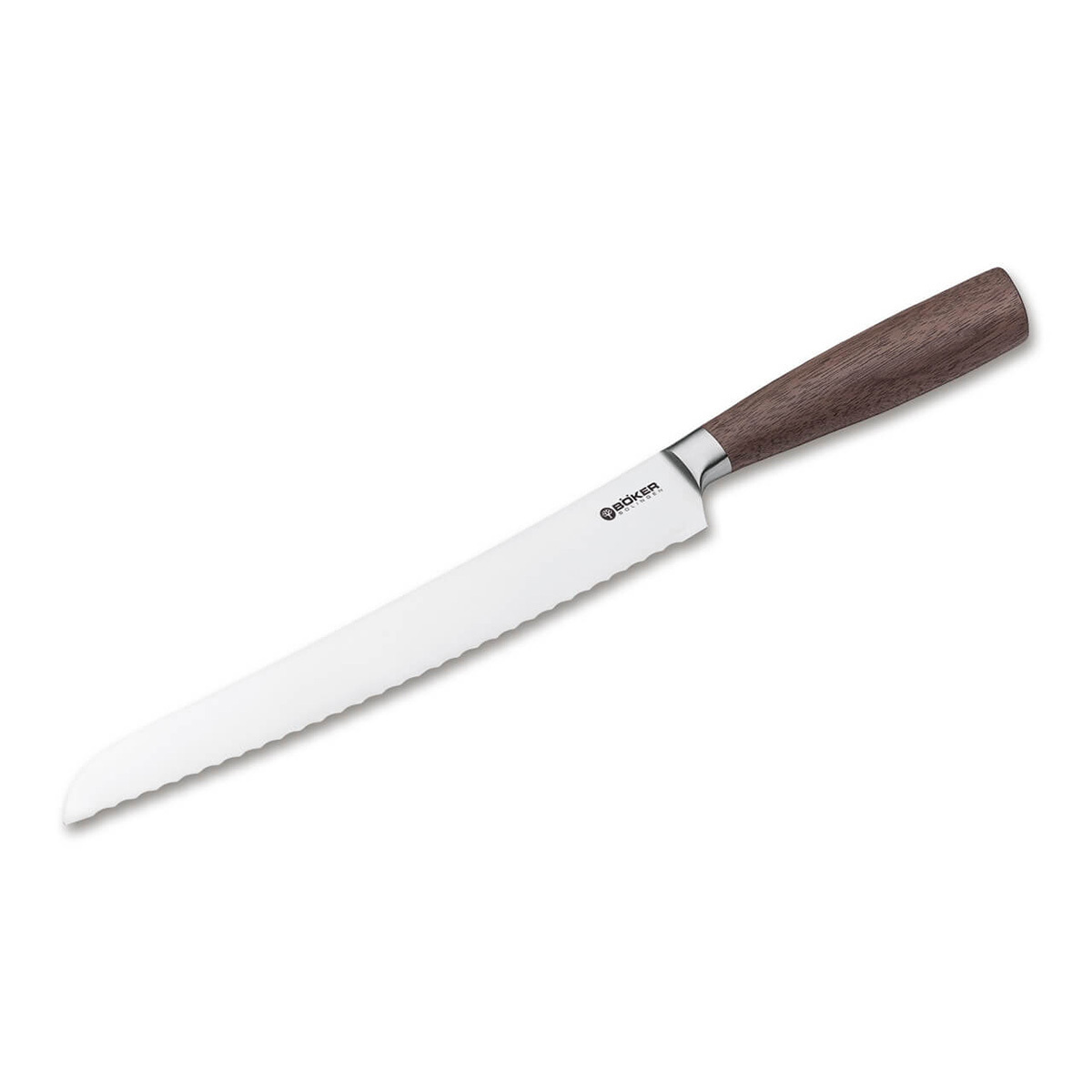 Кухонный нож  для хлеба Boker Core Bread Knife, сталь X50CrMoV15, рукоять орех