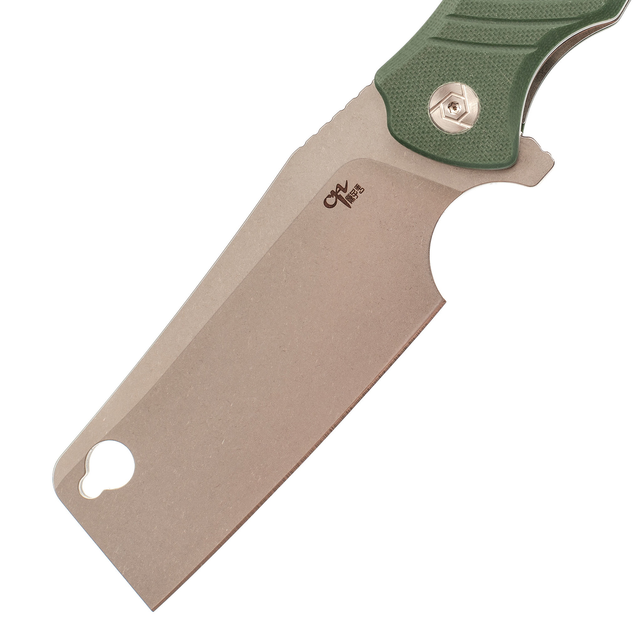 Складной нож CH3531 сталь D2, зеленый - фото 2