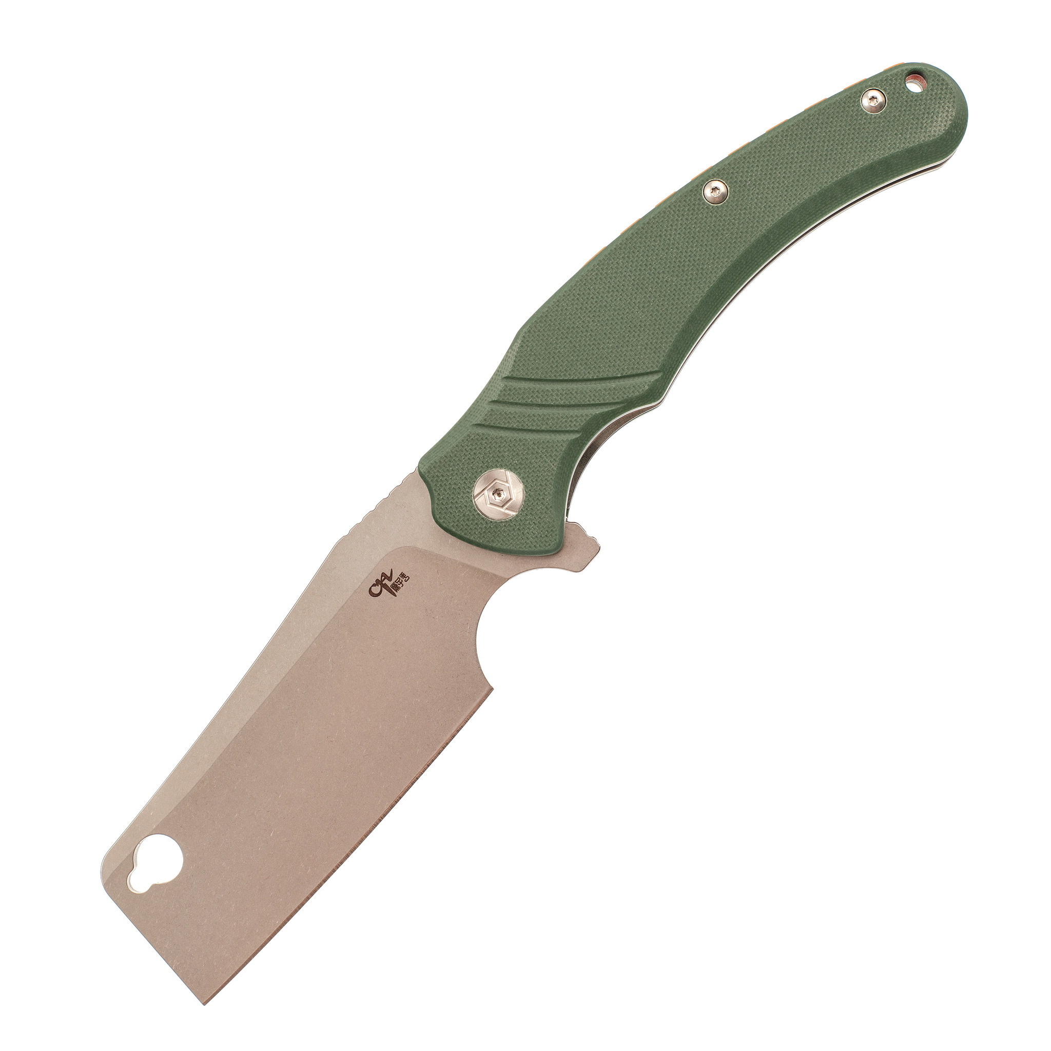 Складной нож CH3531 сталь D2, зеленый - фото 4