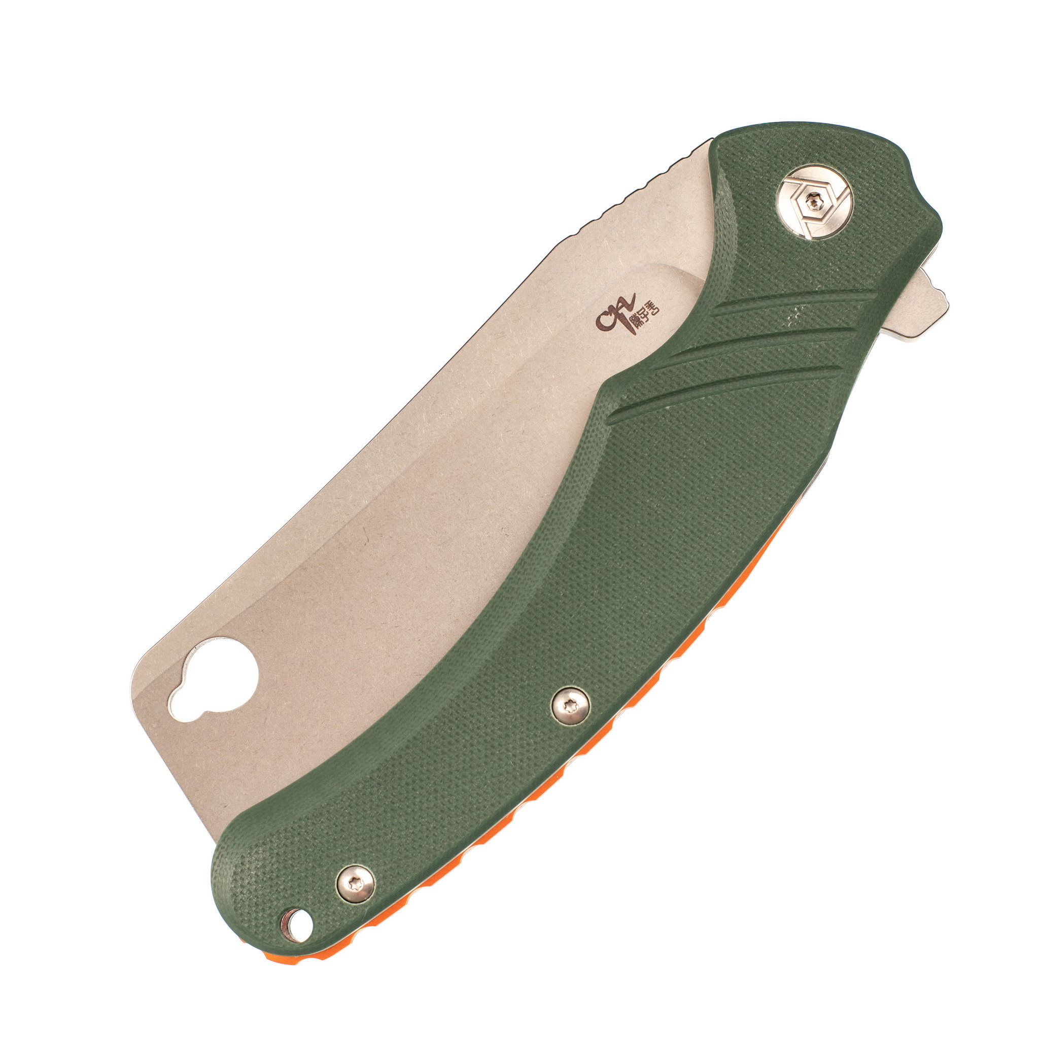 Складной нож CH3531 сталь D2, зеленый - фото 7