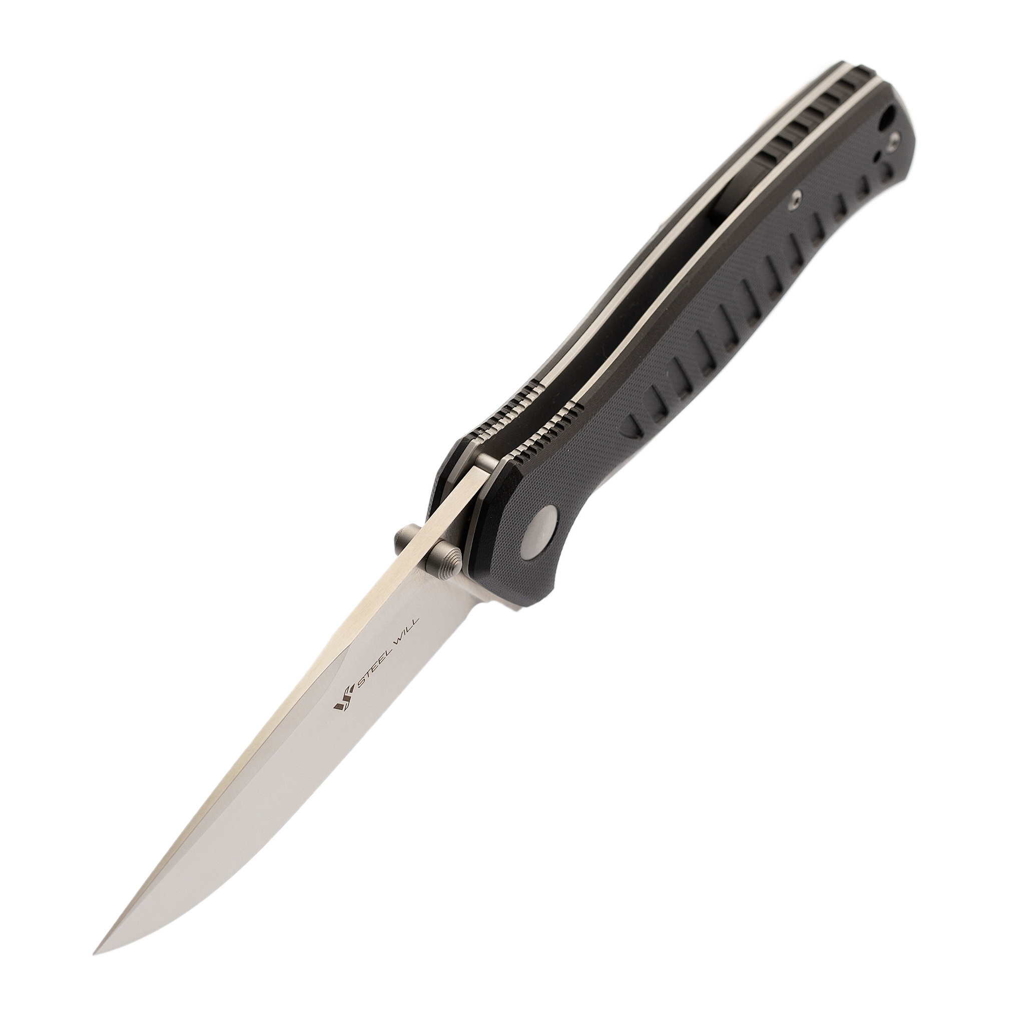 Складной нож Barghest Mini Steel Will, сталь D2 Satin, рукоять Black G10 - фото 3