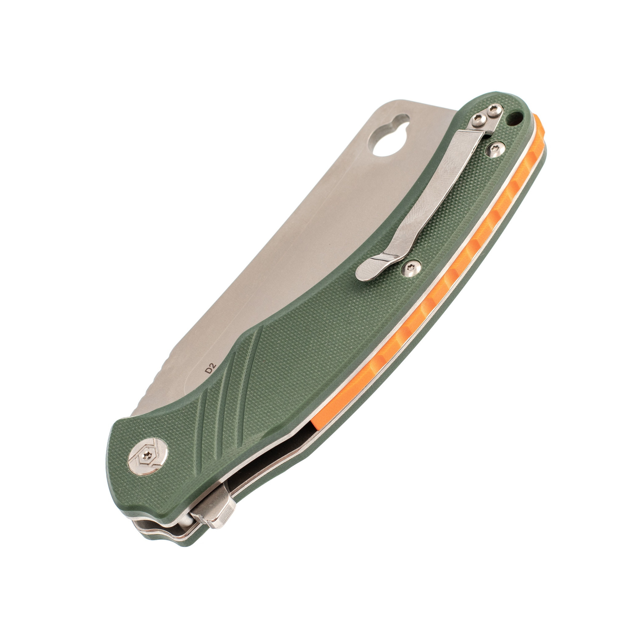 Складной нож CH3531 сталь D2, зеленый - фото 8