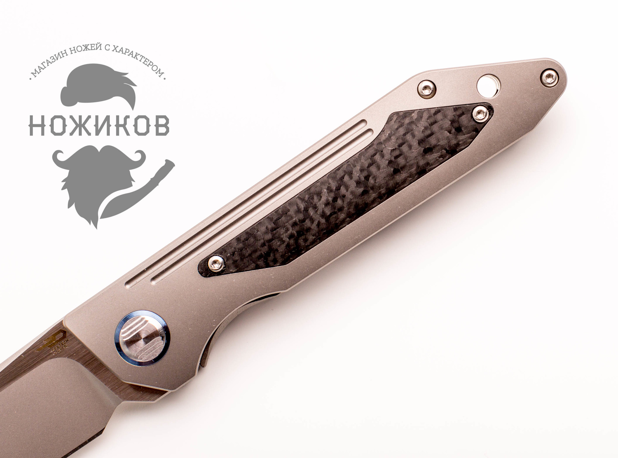 Складной нож Bestech SHINKANSEN BT1803A, сталь CPM-S35VN, рукоять титан от Ножиков