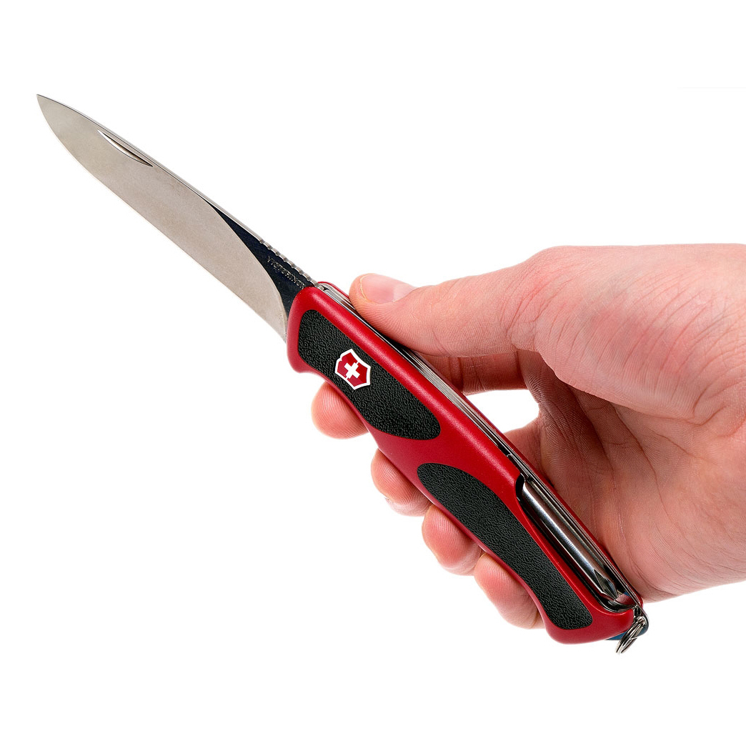 Нож перочинный Victorinox RangerGrip 53 0.9623.C 130мм 5 функций красно-чёрный - фото 7