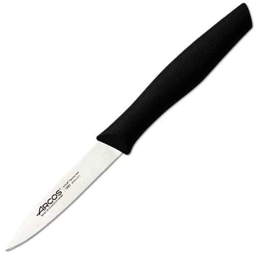 Нож для чистки 8,5 см, рукоять черная - фото 1