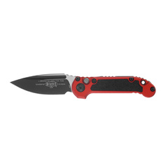 Фото Автоматический нож Microtech LUDT Gen III, сталь M390MK, рукоять алюминий, красный