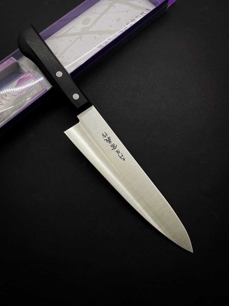 Нож кухонный Шеф Shimomura, сталь молибден-ванадиевая, рукоять ABS-пластик - фото 1