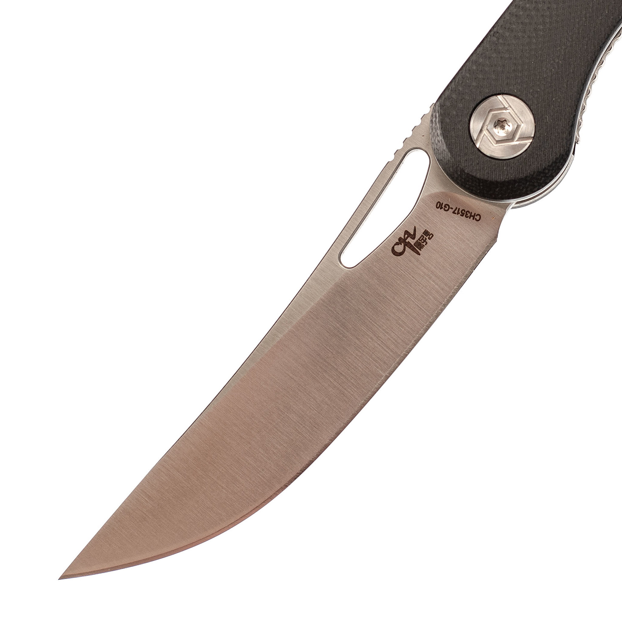 Складной нож CH3517 сталь D2, черный - фото 2
