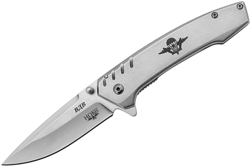 Складной нож ВДВ Silver, сталь D2, рукоять сталь