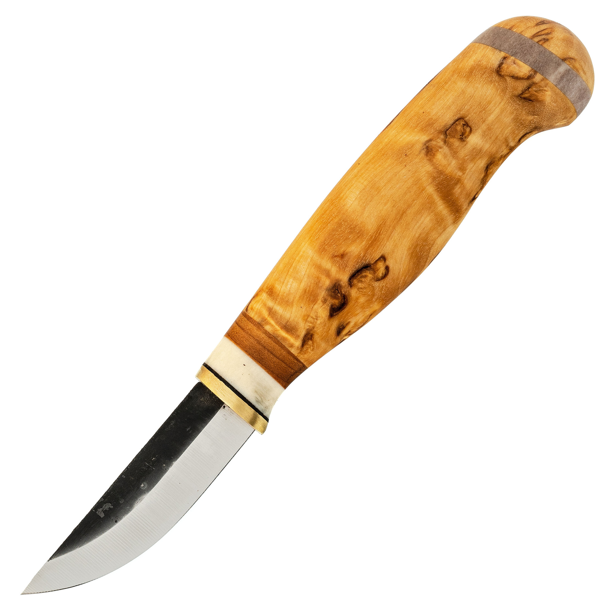 Нож  Lappi Puukko 62, сталь 80CrV2, финская береза - фото 1