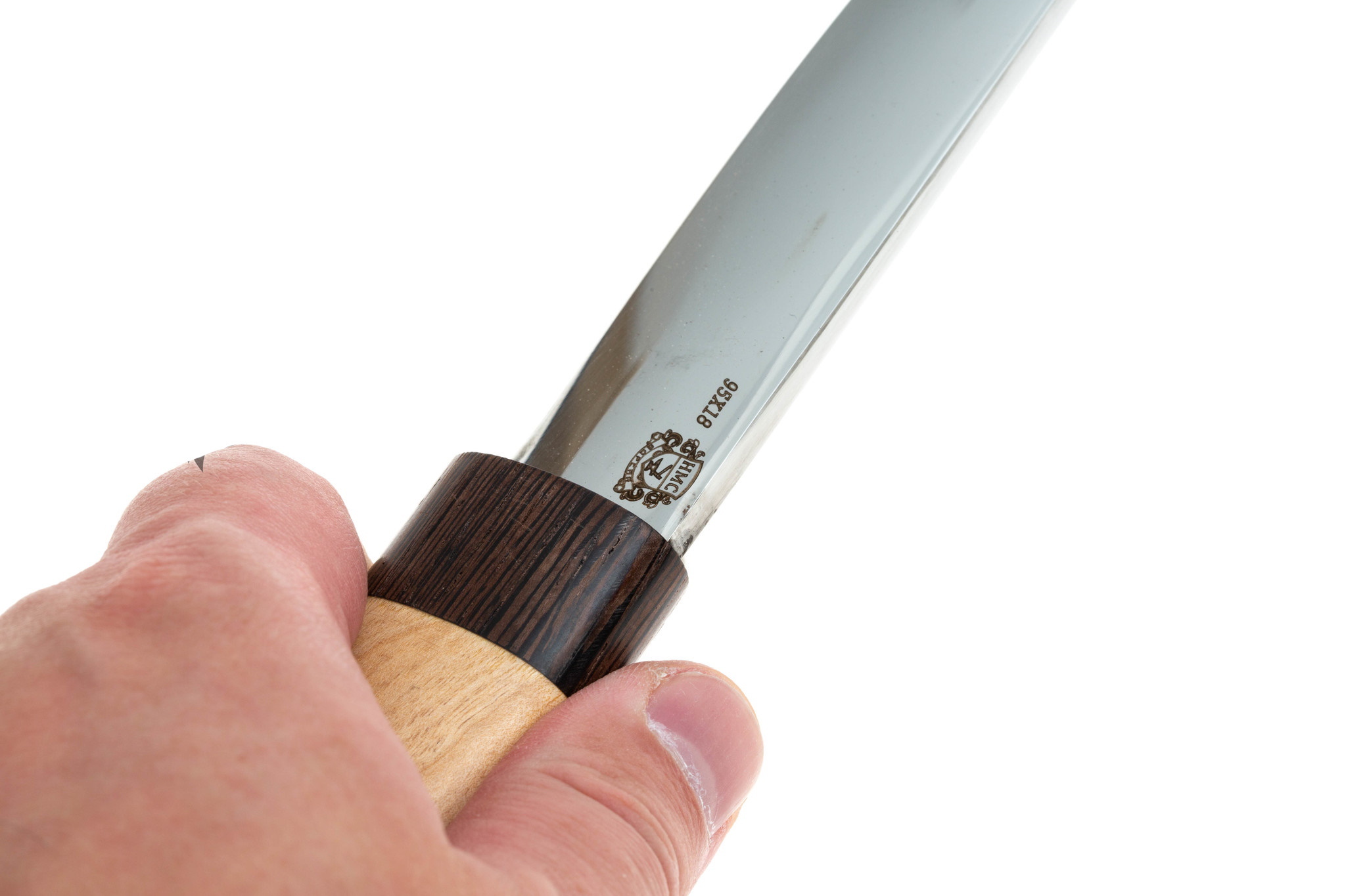 Нож Якутский Таежный 01, сталь 95Х18, рукоять карельская береза - фото 2