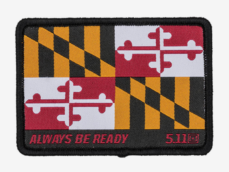 Патч Maryland Flag, 5.11 Tactical от Ножиков