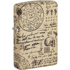 Фото Зажигалка ZIPPO Alchemy Design с покрытием 540 Matte, латунь/сталь, бежевая, матовая