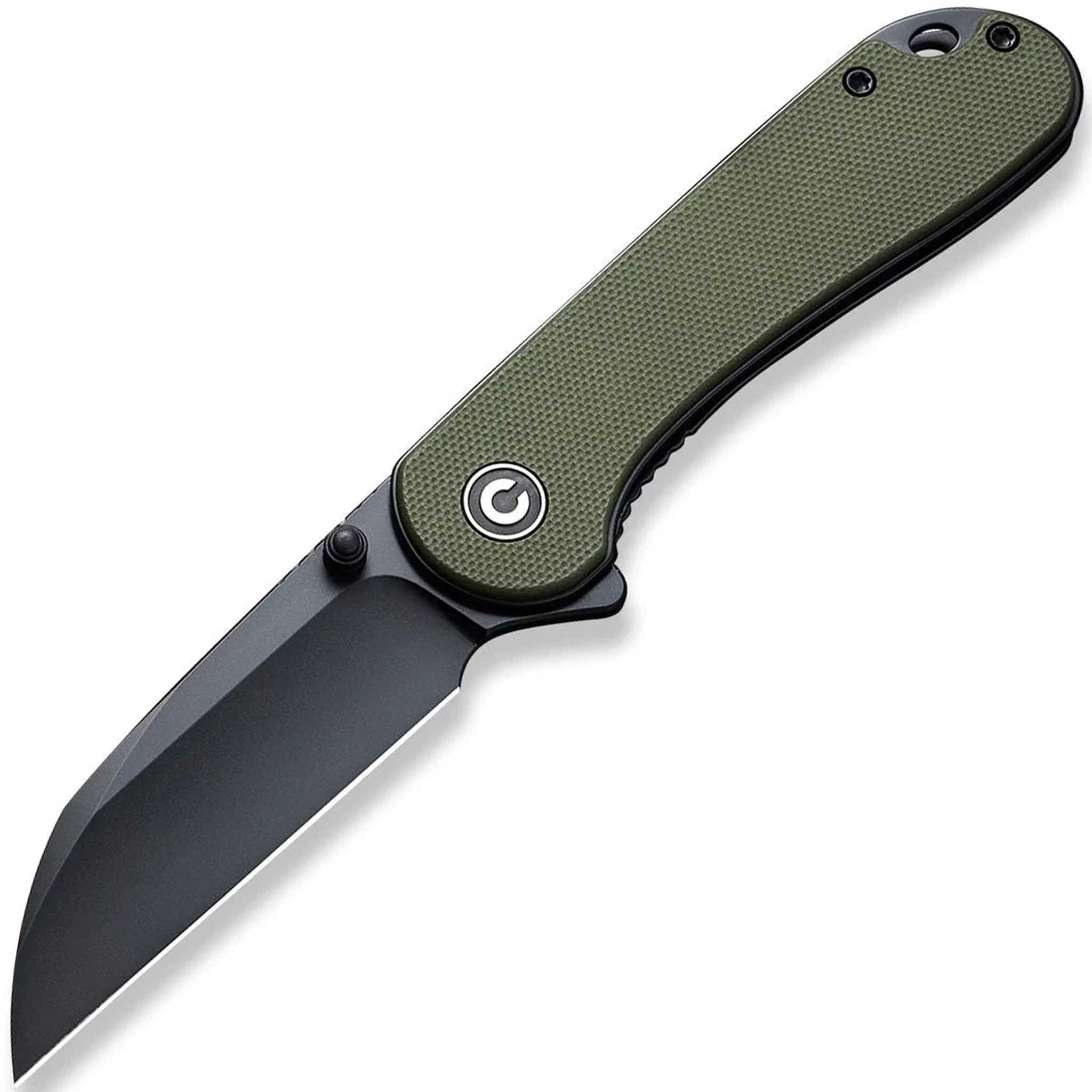 Складной нож Elementum Wharncliffe CIVIVI, сталь Nitro-V, рукоять Green G10
