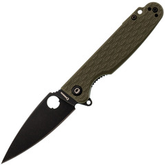 Фото Складной нож Daggerr Piranha olive BW DL, сталь 8Cr14MoV, рукоять FRN