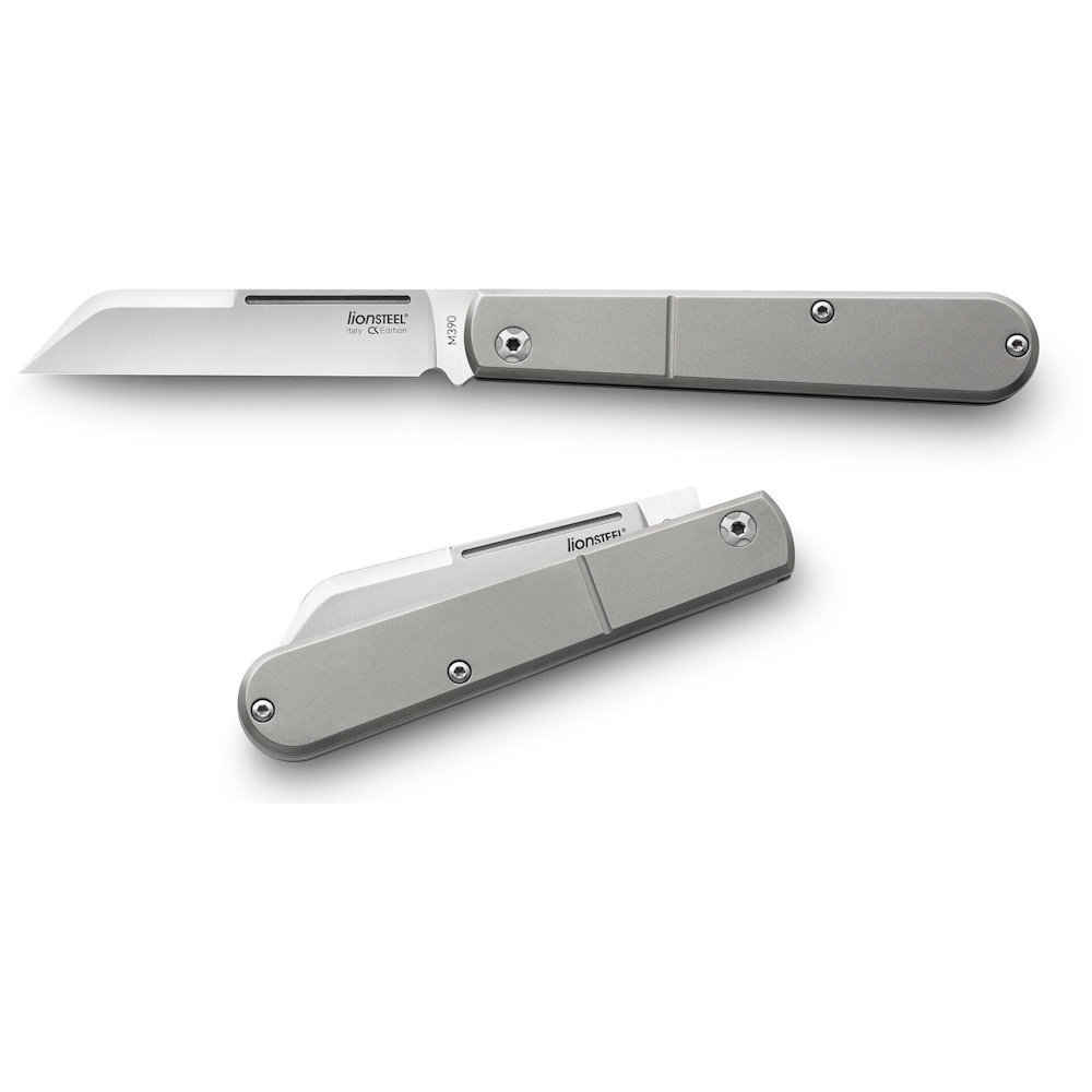 

Складной нож LionSteel Barlow Slim Dom, сталь M390, рукоять титан