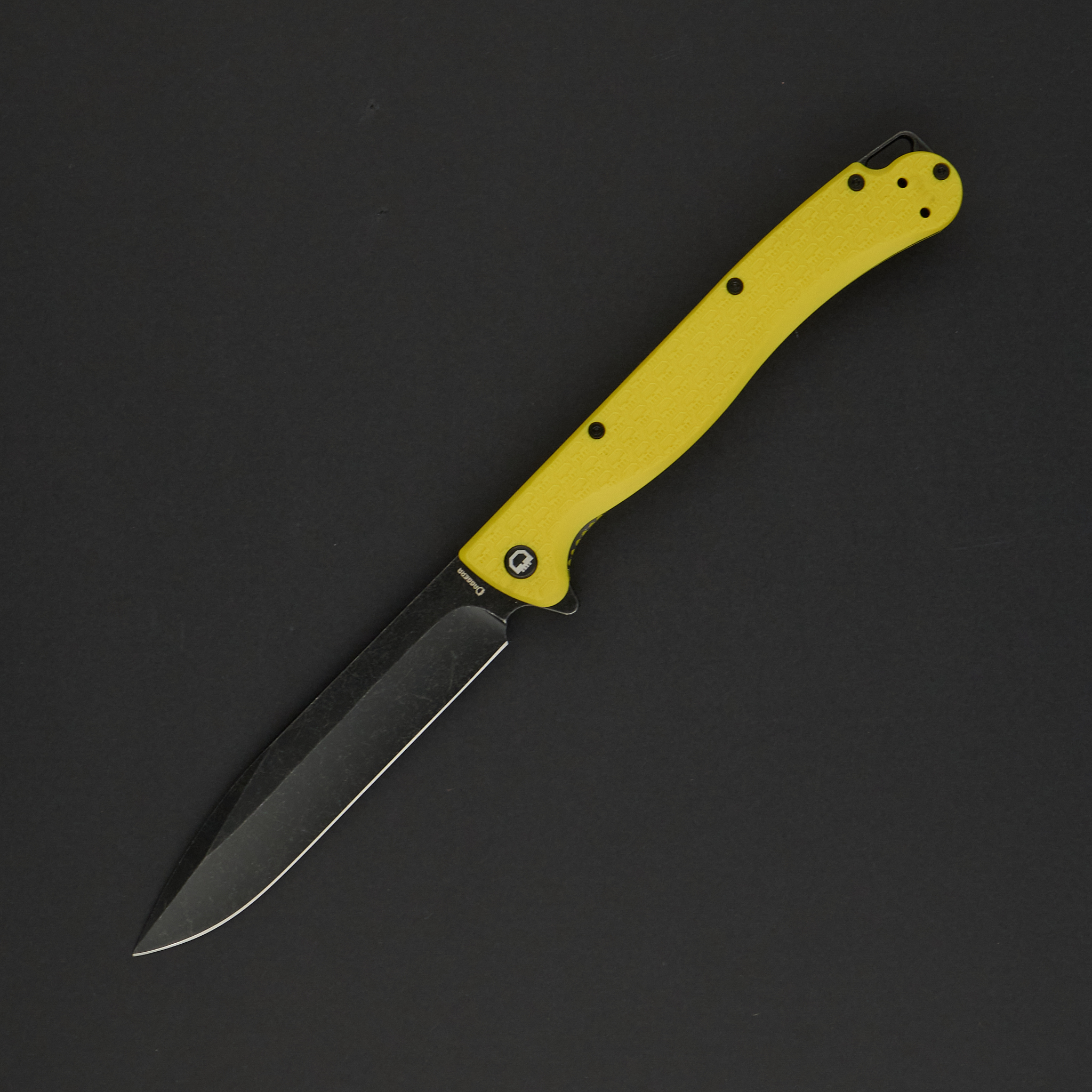 

Складной нож Daggerr Finka Yellow BW DL, сталь 8Cr14MoV, рукоять FRN желтый