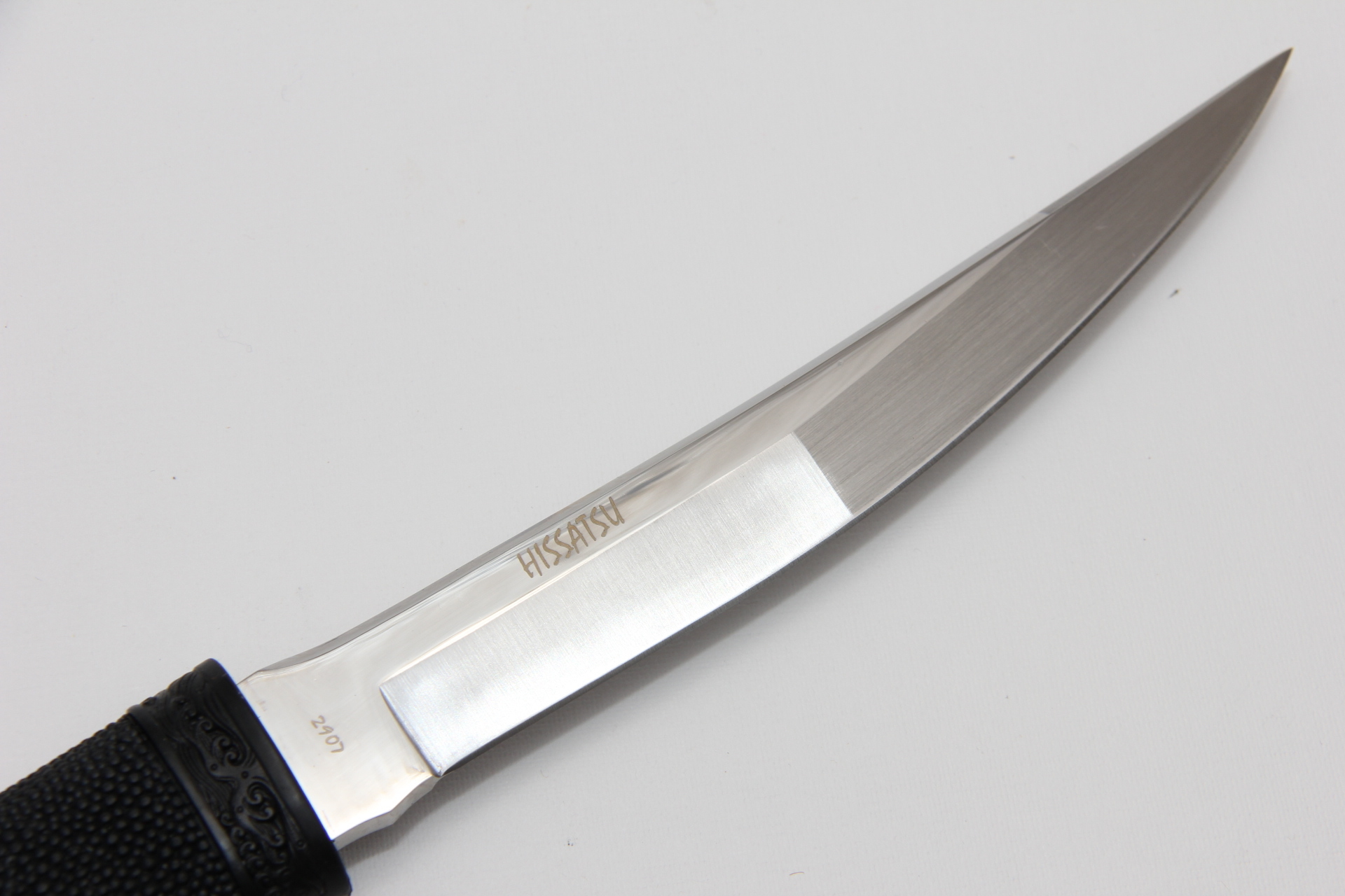 Нож с фиксированным клинком CRKT Hissatsu 2907, сталь 440A, рукоять пластик/резина - фото 6