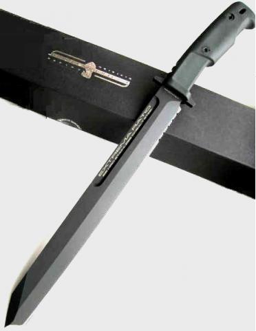 фото Нож "фулкрум магнум" (fulcrum magnum) extrema ratio, сталь bhler n690, рукоять прорезиненный форпрен, черный