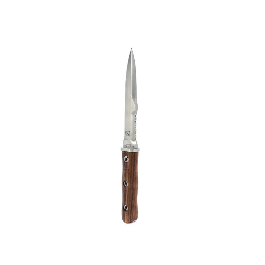 Нож с фиксированным клинком Extrema Ratio 39-09 Сombat Compact Special Edition (Single Edge), сталь Bhler N690, рукоять дерево - фото 4