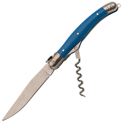 Фото Складной многопредметный нож MT033L, сталь 420, рукоять пластик, синий