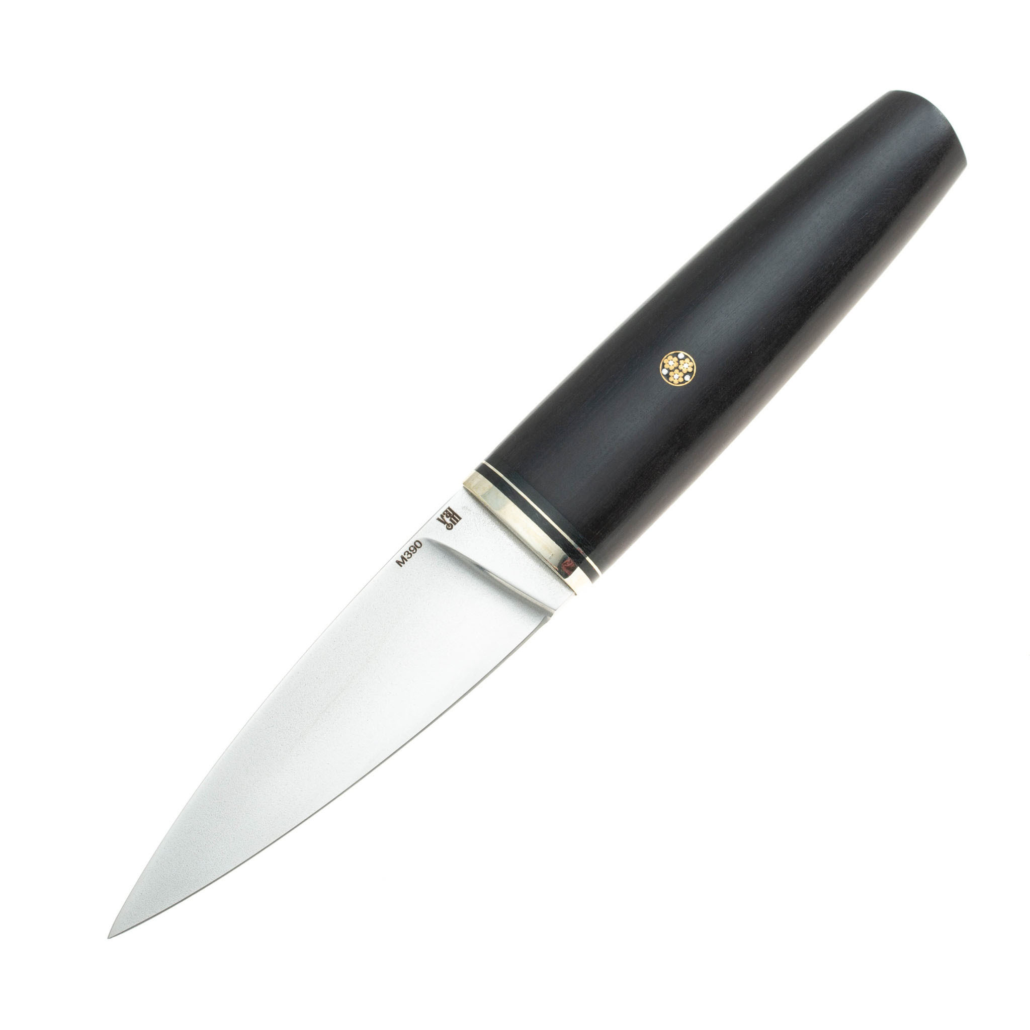 фото Нож скандик, сталь m390, рукоять граб мастерская ульданова