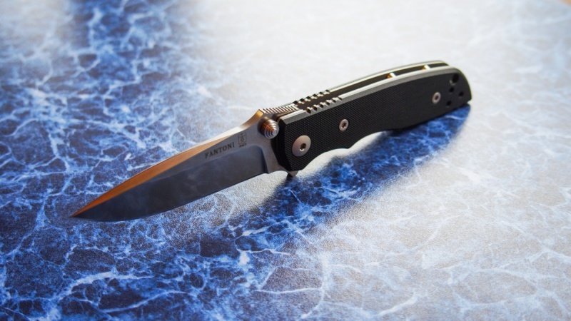 Нож складной HB03 Medium, Black Handle, Crucible CPM® S35VN™, William (Bill) Harsey Design 9.2 см. - фото 3