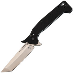 Фото Складной нож Obertech ns-02 Tanto satin, сталь VG-10, рукоять G10, черный