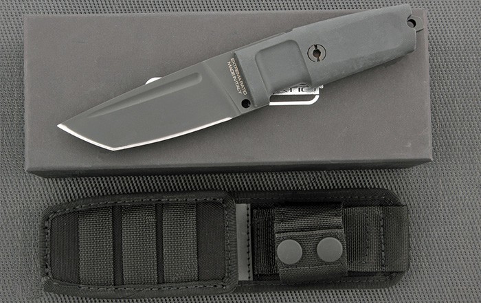 Нож с фиксированным клинком Extrema Ratio T4000 C Black, сталь Bhler N690, рукоять пластик - фото 3