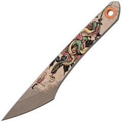 Фото Нож N.C.Custom киридаши Змея сталь AUS-8