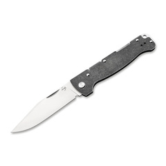 Фото Складной нож Boker Atlas Big, сталь 12С27, рукоять нержавеющая сталь