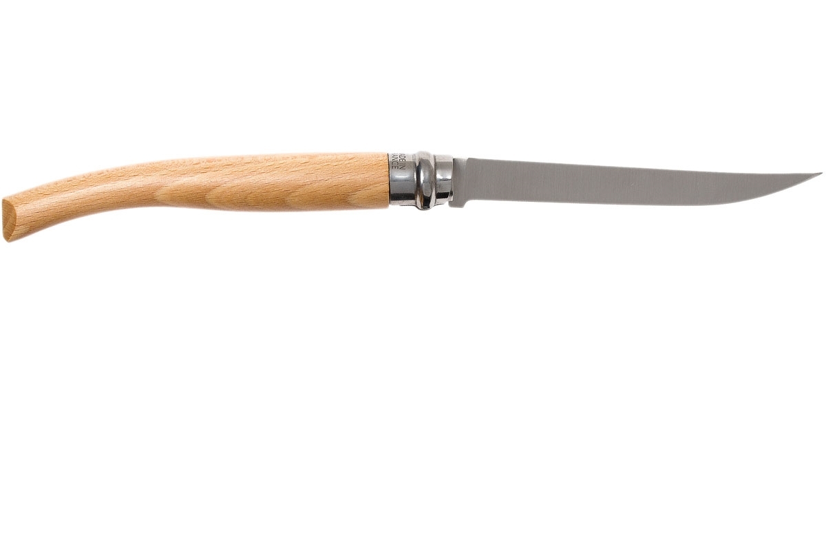 Нож складной филейный Opinel №12 VRI Folding Slim Beechwood, сталь Sandvik 12C27, рукоять бук, 000518 от Ножиков