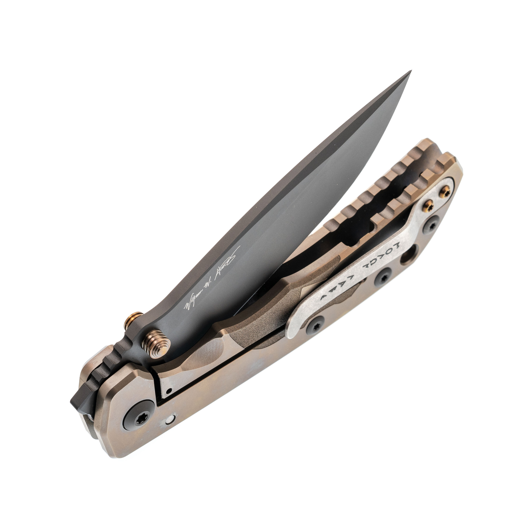 Складной нож Spartan Blades Harsey Folder, сталь CPM-S35VN, рукоять титановый сплав цвета бронзы от Ножиков
