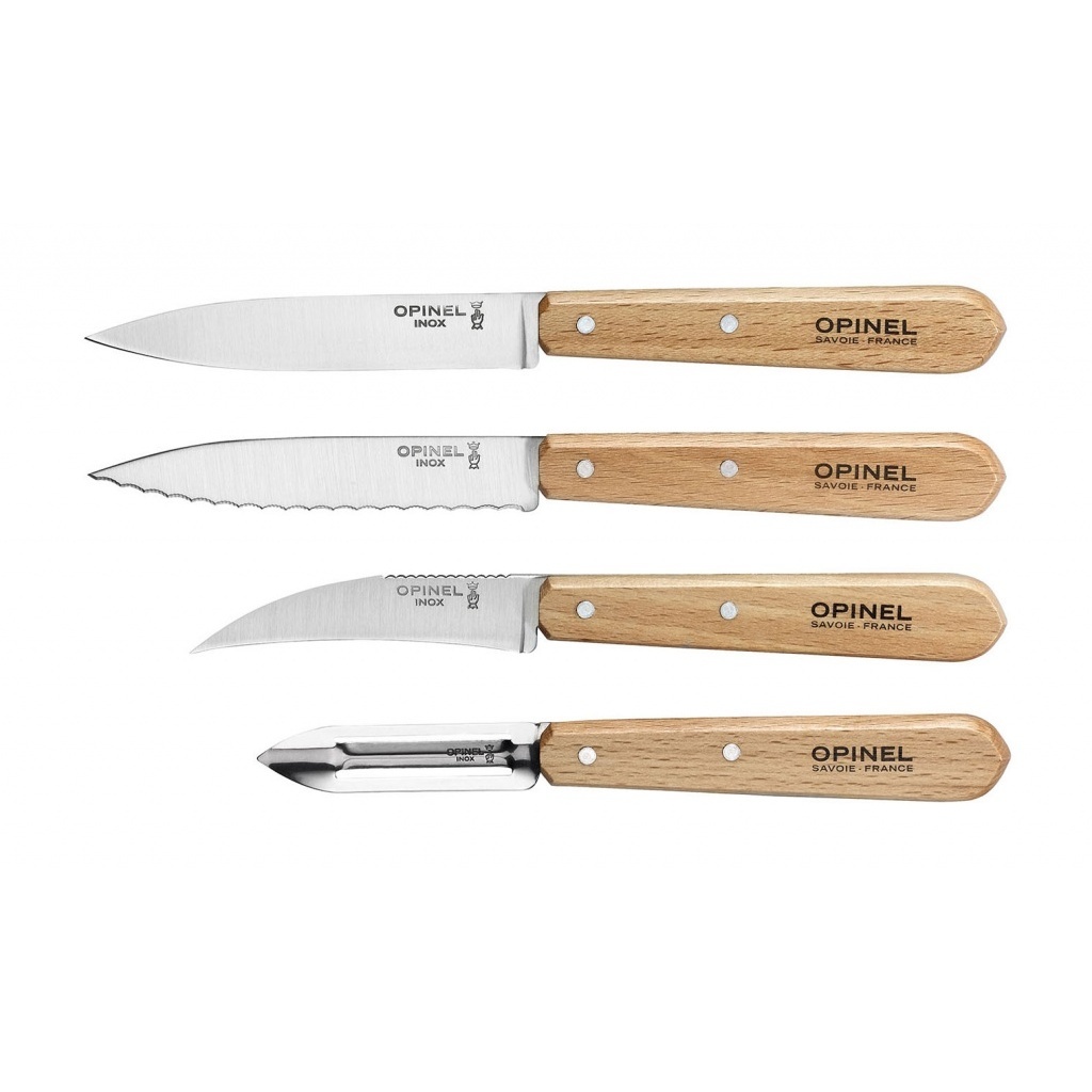 Набор кухонных ножей Opinel VRI Les Essentiels из 4-х штук - фото 2
