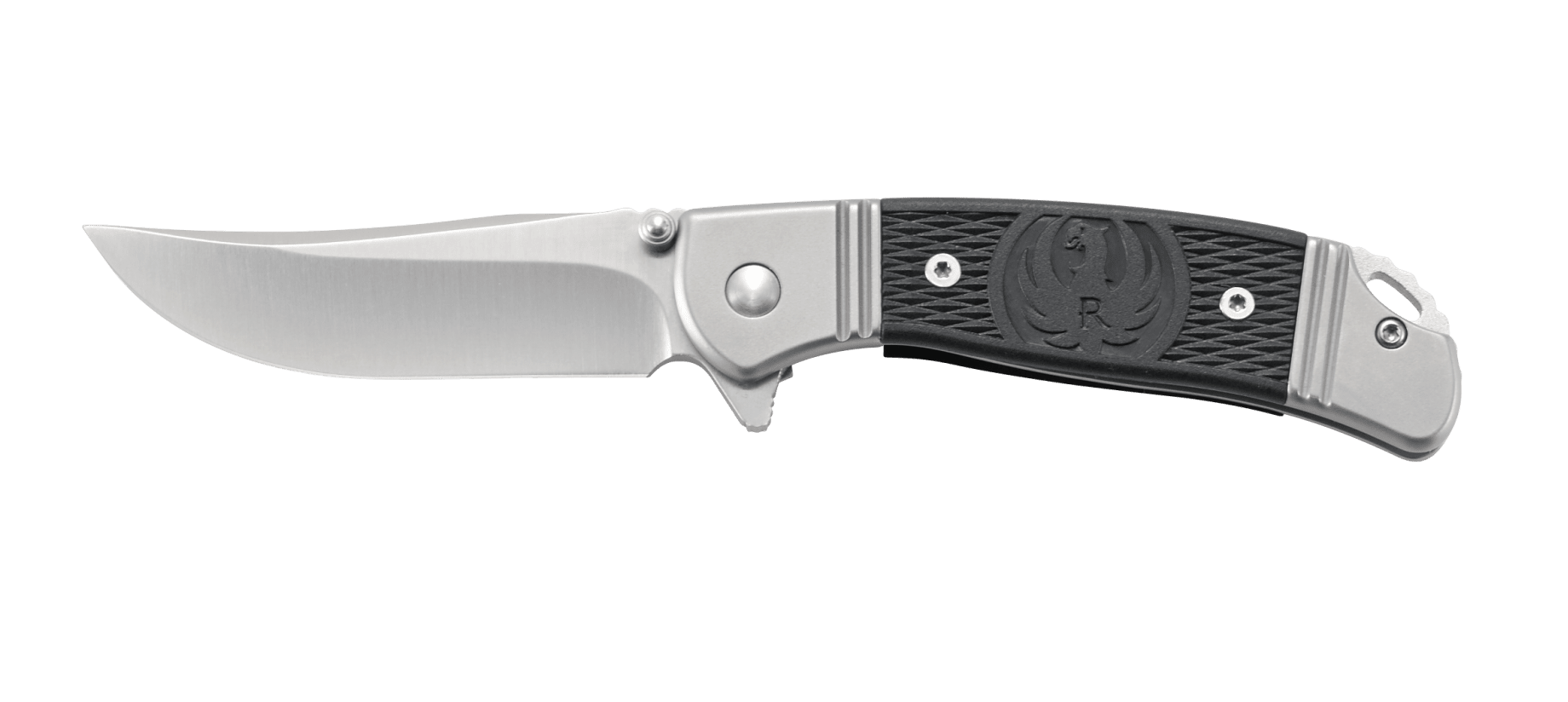 фото Складной нож crkt r2303 ruger® knives hollow-point™ compact, сталь 8cr13mov, рукоять из нерж. стали с вставками из термопластика