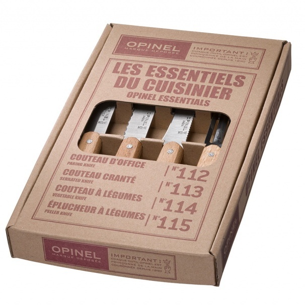 Набор кухонных ножей Opinel VRI Les Essentiels из 4-х штук - фото 3