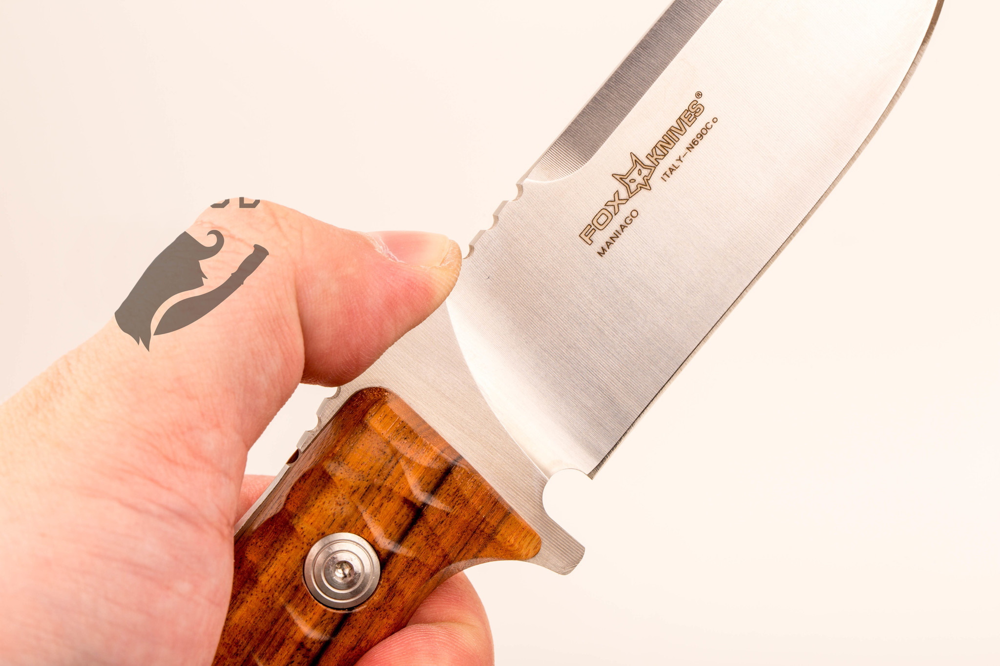 Нож Fox Pro-Hunter, сталь N690, рукоять Ziricote Wood, коричневый от Ножиков