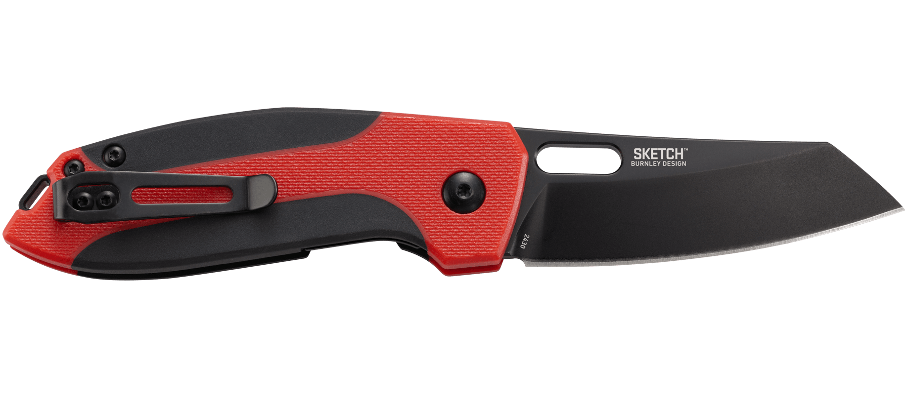 Складной нож CRKT Sketch™ Red, сталь 8Cr13MoV, рукоять ABS пластик - фото 3