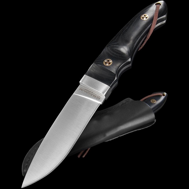 Нож с фиксированным клинком Magnum Trail - Boker 02SC099, сталь 440A Satin, рукоять микарта, чёрный - фото 7