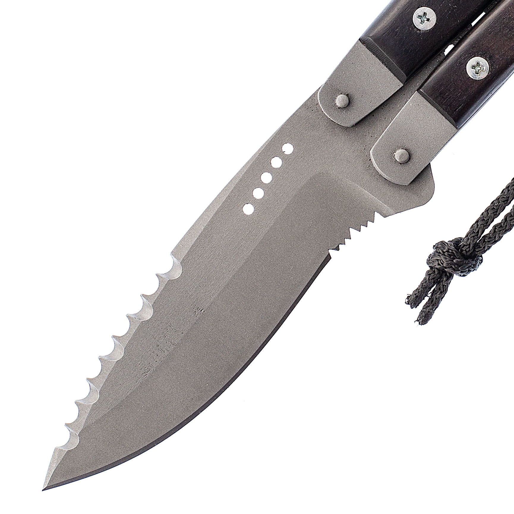 Многофункциональный нож Оборотень-2, сталь 65х13, граб от Ножиков