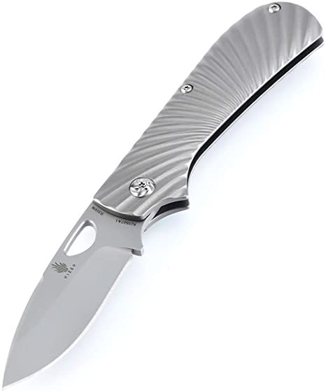 фото Складной нож kizer zipslip, сталь cpm-s35vn, рукоять титан