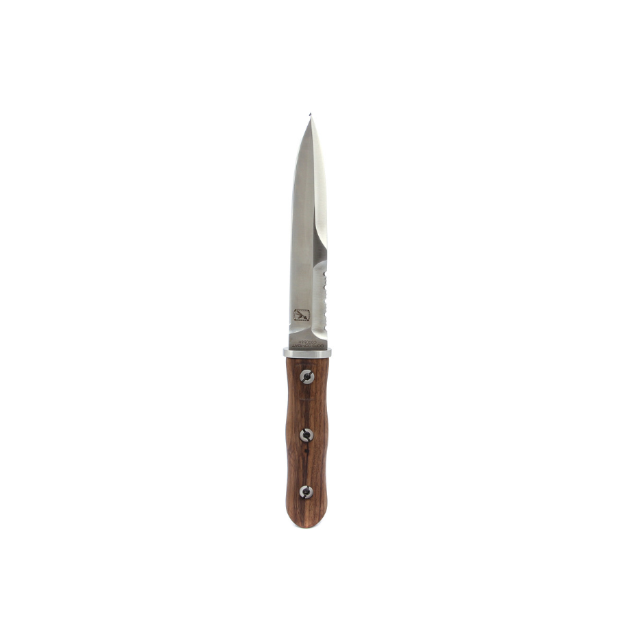 Нож с фиксированным клинком Extrema Ratio 39-09 Сombat Compact Special Edition (Single Edge), сталь Bhler N690, рукоять дерево - фото 9