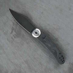 Фото Складной нож Перемен Лисичка BW, сталь 8Cr14MoV, рукоять FRN, черный