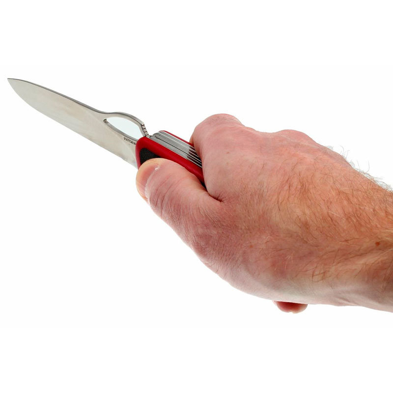 Нож перочинный Victorinox RangerGrip 58 Hunter 0.9683.MC 130мм 13 функций красно-чёрный - фото 6