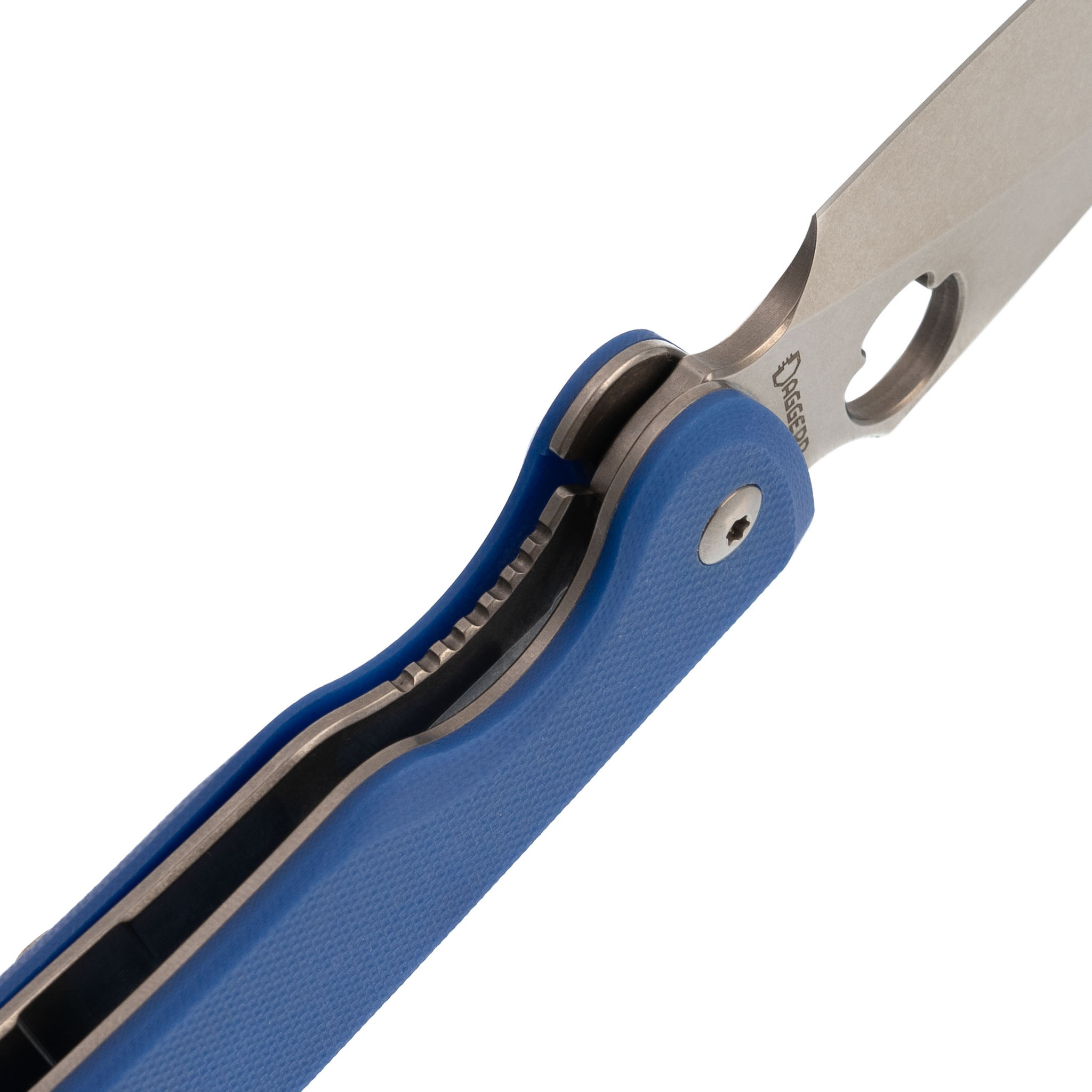 Складной нож Daggerr Sting Blue SW, сталь D2, рукоять G10 - фото 4