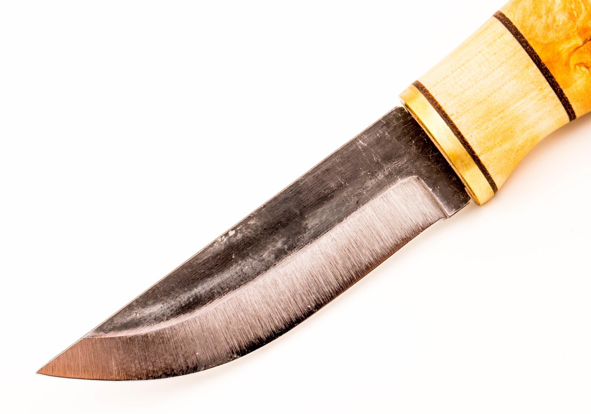 Нож Polar Puukko 77, финская береза, сталь 80CrV2 - фото 2